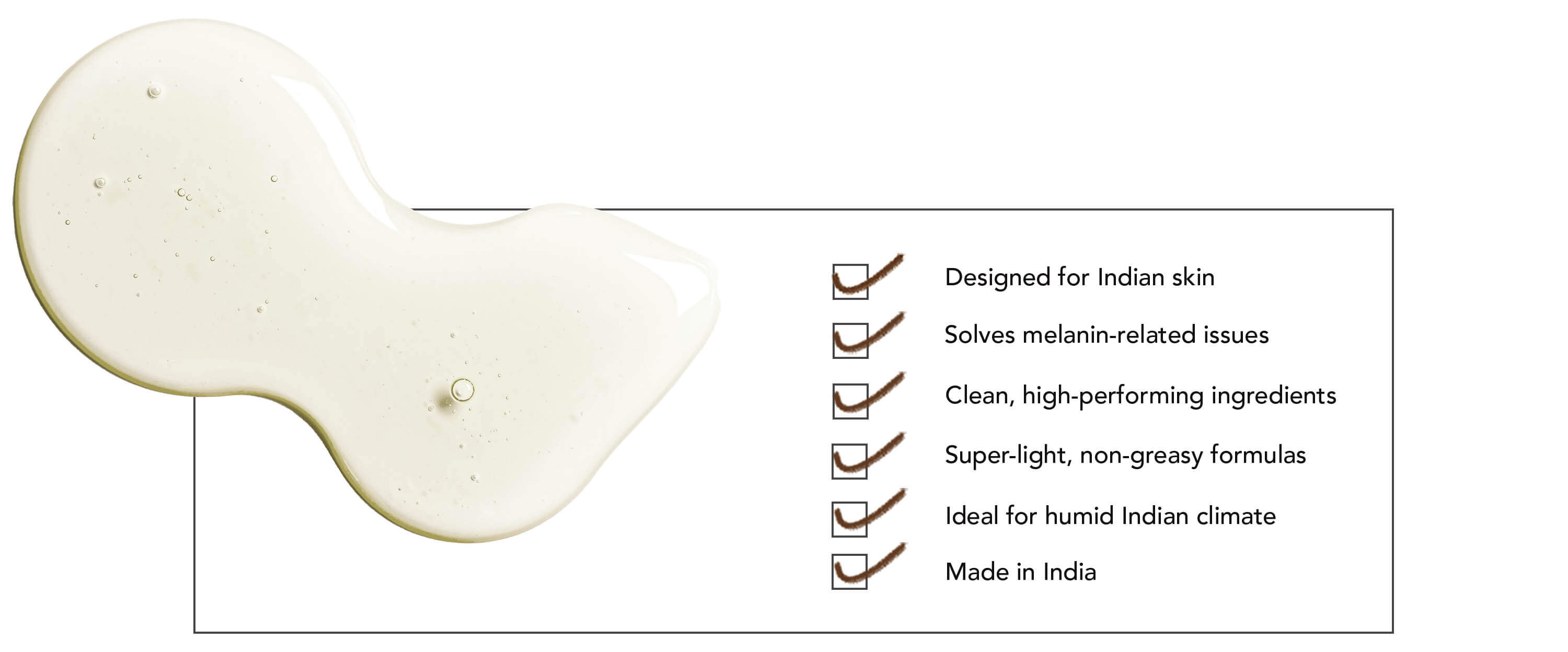 Boofootel is a brand of clean, high performing skincare with super light and non greasy formulas made for Indian skin and skin climate