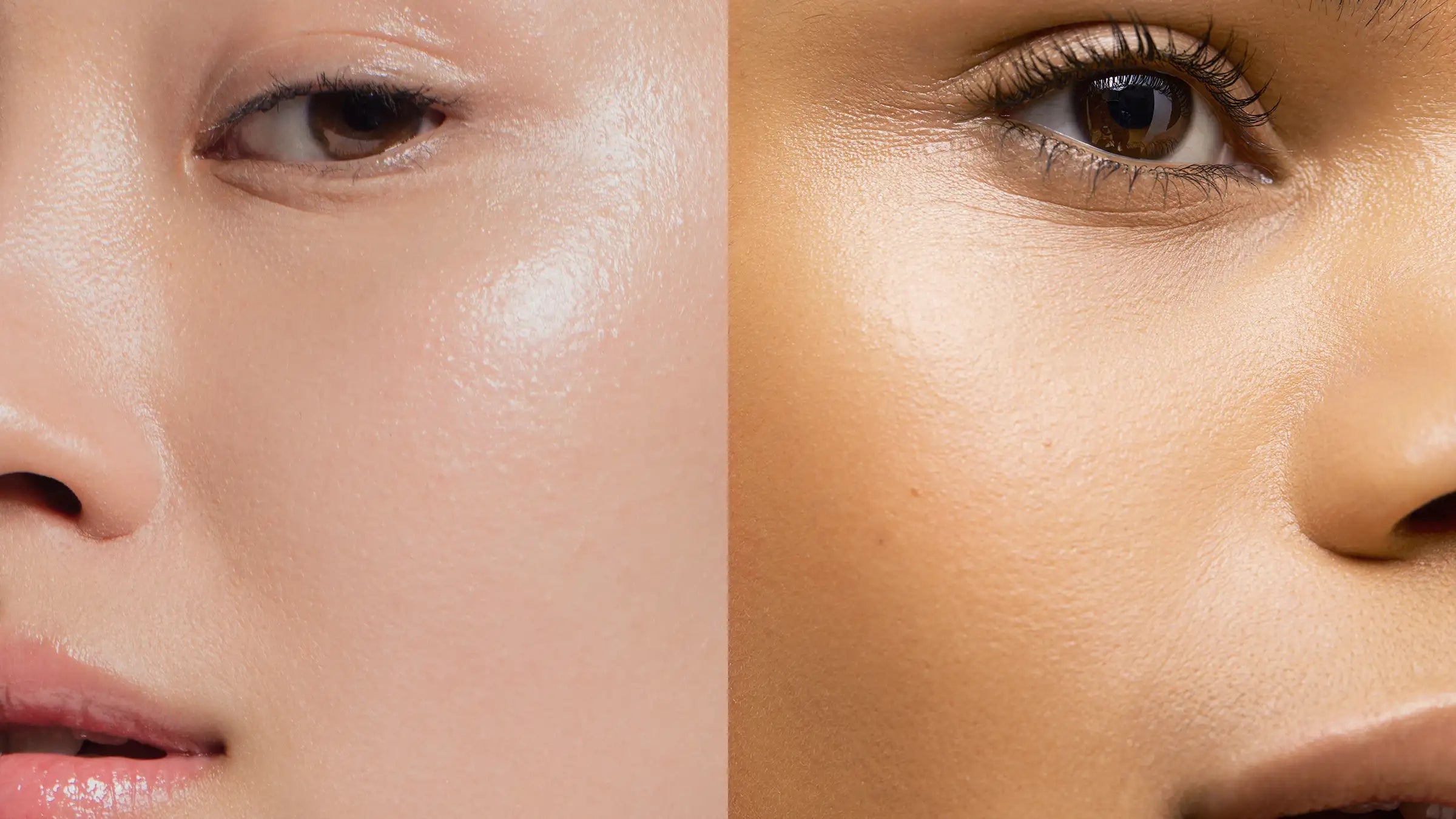 Side-by-side comparison showing Indian skin and Korean skin to highlight differences in pigmentation, barrier strength, and skincare needs