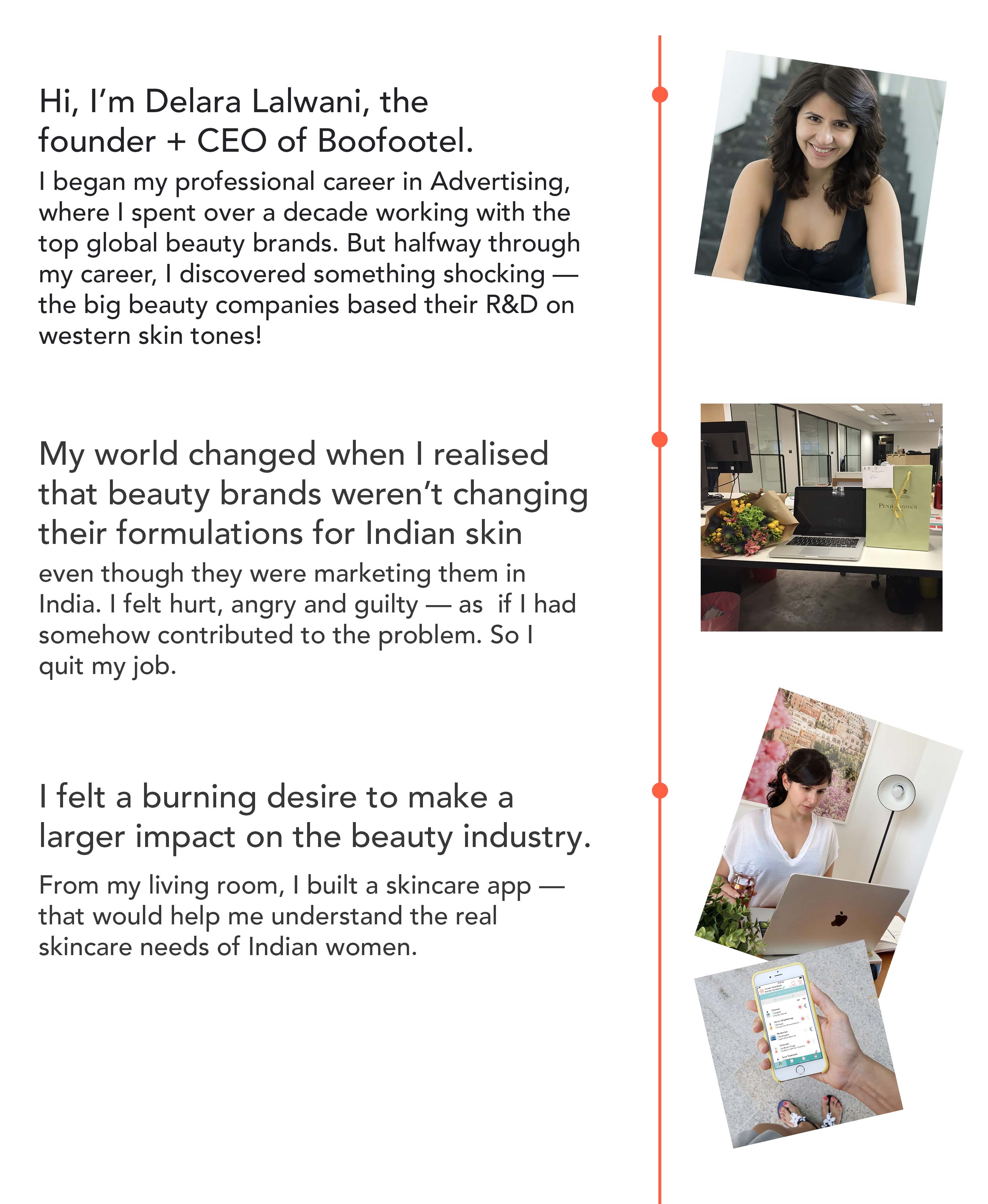 How founder Delara Lalwani started skincare brand Boofootel