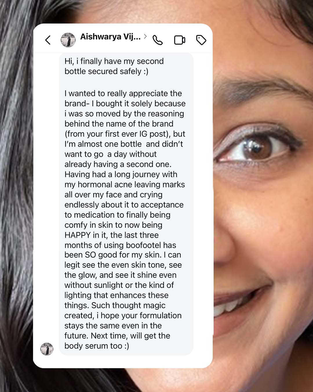 Boofootel Sooperboost face serum gets 5 star reviews from its customers