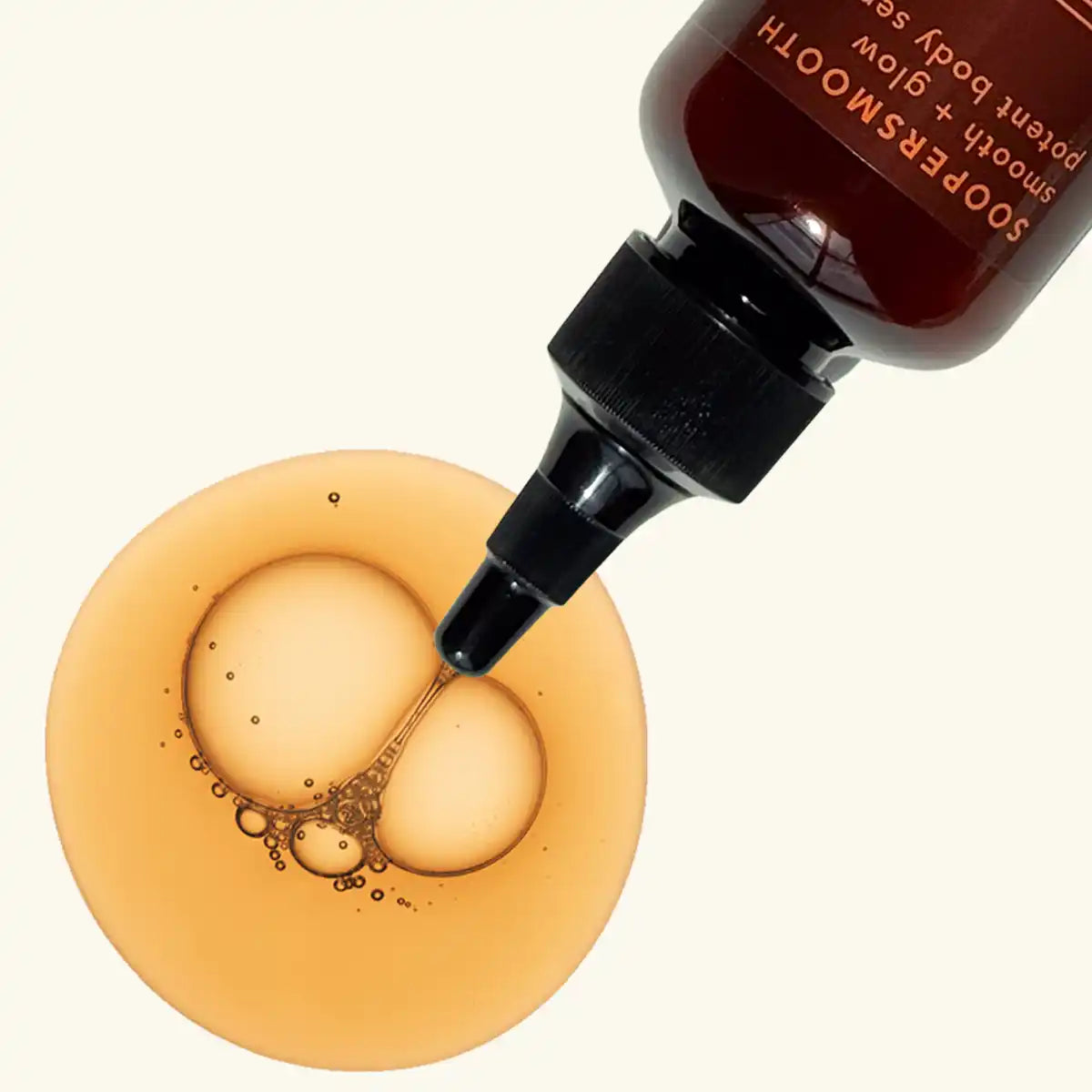Soopersmooth body serum ingredients for Indian skin with Glycolic Acid, Lactic Acid, Vitamin C and Niacinamide to smooth texture, fade dark spots and even skin tone.